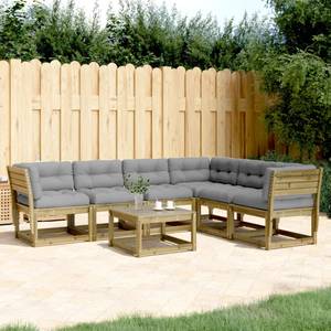 Gartensitzgruppe K5945(6-tlg) Braun - Massivholz - 78 x 73 x 64 cm