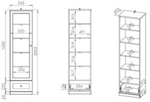 Wohnzimmer Set LILLE 5-teilig Weiß - Holzwerkstoff - 297 x 200 x 40 cm