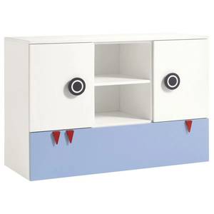 Commode Minimo compartiments ouverts Bleu