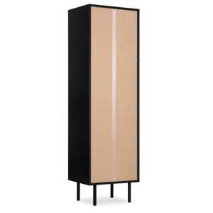 Regale LOFTY TV/HiFi-Einlage Schwarz - Braun - Eiche Dekor