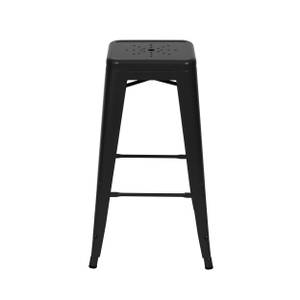 Tabouret de bar Indus (Lot de 2) Noir