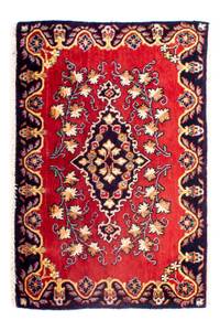 Keshan - 88x62cm Rot - Naturfaser - 62 x 1 x 88 cm