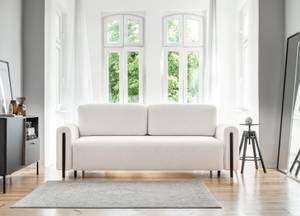 Sofa ZEPHYR Eiche Schwarzbraun Dekor - Reinweiß