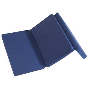 Reisebettmatratze Blau - Textil - 60 x 6 x 120 cm