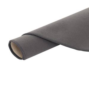 Basic Velours Teppich Carla Rund Anthrazit - 200 x 200 cm