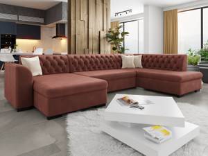 Ecksofa Gerdin Pink - Ecke davorstehend links