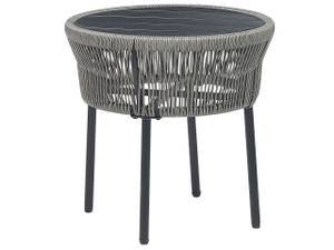 Bistro Set GARGANO 3-tlg Schwarz - Grau - Hellgrau