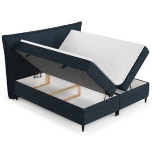 Boxspringbett Sinai I Taschenfeder Blau - Breite: 140 cm