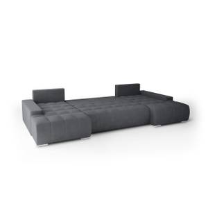 Ecksofa Big Sofa Eckcouch DEIA U Form Dunkelgrau