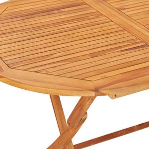 Table et chaise de jardin 48999 Marron - Bois manufacturé - Bois/Imitation - 80 x 75 x 160 cm