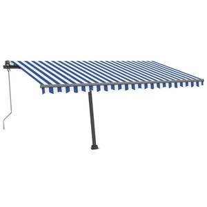 Auvent rétractable 3007210-2 Bleu - Métal - 450 x 300 x 450 cm