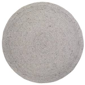 NEETHU GRIS M tapis laine feutrée Gris - Fibres naturelles - Textile - 140 x 140 x 110 cm