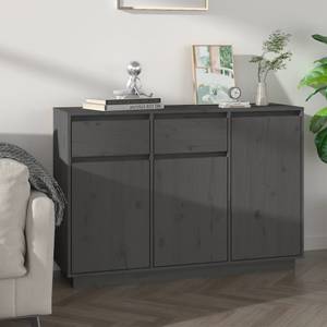 Buffet 3015566 Gris - Bois massif - Bois/Imitation - 34 x 75 x 110 cm