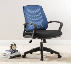 Chaise de bureau Comfort Bleu