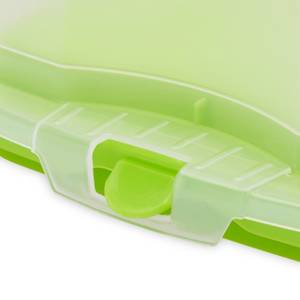 Boîte à gâteau rectangulaire Vert - Translucide