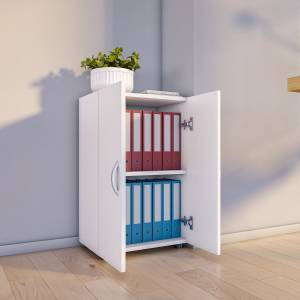 Armoire de bureau Ulas Blanc