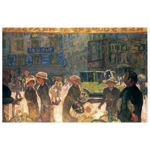 Leinwandbild Place Clichy (1912) Textil - 2 x 60 x 90 cm