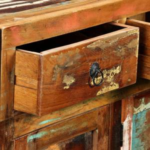 Sideboard YASHA Recyceltes Holz Vintage Braun - Massivholz - 120 x 77 x 35 cm