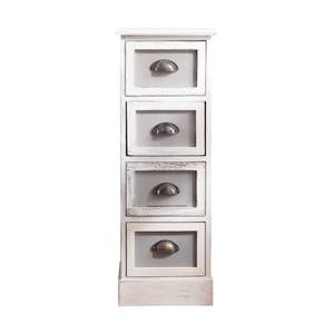 Chiffonnier RE4889 Blanc - Bois massif - 25 x 80 x 29 cm