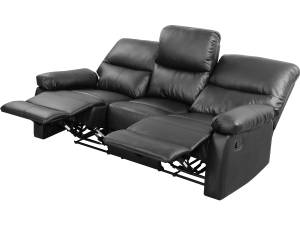 Relaxsofa "Lincoln" - 197 x 89 x 103 cm Dunkelgrau