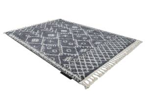 Tapis Berber Tanger B5940 Gris et Blan 140 x 190 cm