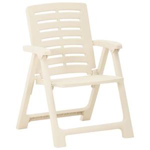 Bistro (lot de 3) 315833 Blanc - Matière plastique - 56 x 63 x 81 cm