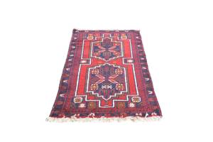 Belutsch - 137x80cm Rot - Naturfaser - 80 x 2 x 137 cm