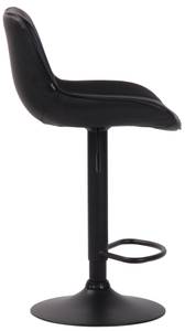 Tabouret de bar Lentini Lot de 2 Noir - Noir