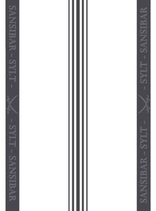 Geschirrtücher-Set mit Sansibar Säbel Grau - Naturfaser - 50 x 1 x 70 cm