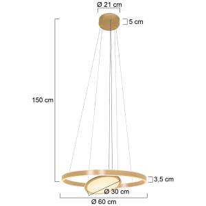 Pendelleuchte Ringlux Doré