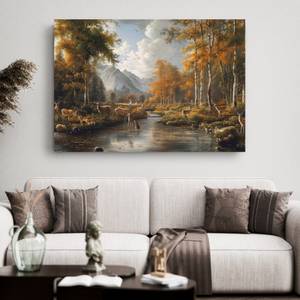 Bild Gemälde Wald II 120 x 80 cm