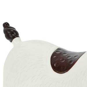 Animal sauteur blanc Noir - Marron - Blanc - Matière plastique - 25 x 46 x 53 cm