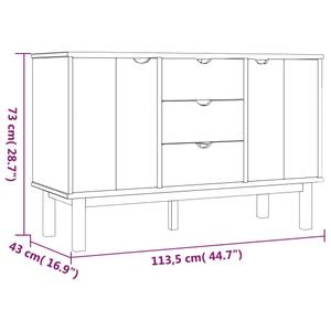 Sideboard 3015946 Braun - Grau