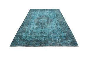 Tapis Ultra Vintage DCCCXIX Bleu - Textile - 168 x 1 x 272 cm