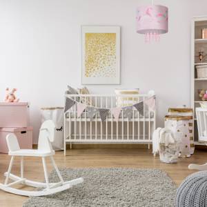 Luminaire pour la chambre d'enfant Rose foncé - Mauve - Blanc - Matière plastique - 35 x 158 x 35 cm