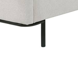 Lit double CORIO Noir - Gris - Gris lumineux - Largeur : 153 cm