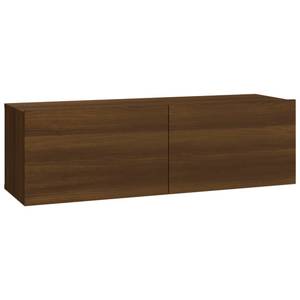 TV-Schrank 4er Set D153 Eiche Schwarzbraun Dekor