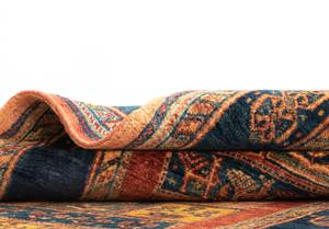 Läufer Teppich Kashkuli CII Blau - Textil - 84 x 1 x 209 cm