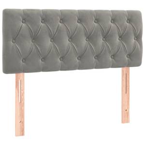 Boxspringbett 3017268-17 Hellgrau - 120 x 203 cm