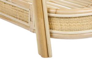 Kinderbett LAGRASSE Blau - Rattan - 54 x 92 x 86 cm