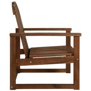 Chaise de jardin Marron - Bois massif - Bois/Imitation - 63 x 79 x 60 cm