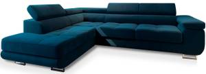 Ecksofa SELVA L-S Blau - Ecke davorstehend links