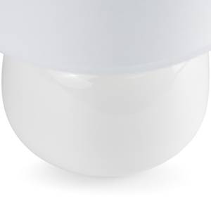 Tischlampe STIVUS Weiß - Keramik - Metall - Textil - 22 x 32 x 22 cm