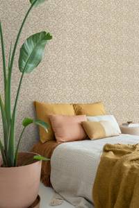 Tapete Blumenmuster 7362 Beige - 50 x 900 x 900 cm