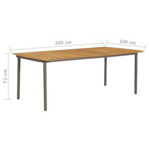 Garten-Essgruppe (7-teilig) 3009115-1 Braun