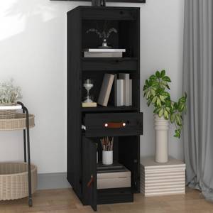 Highboard DE8236 Schwarz - Massivholz - 40 x 109 x 34 cm