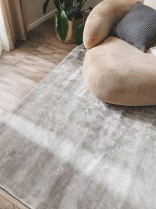 Tapis en viscose Nela Gris - 250 x 350 cm