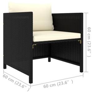 Gartensofa 3010471-5 Schwarz