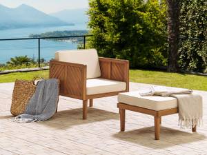 Chaise de jardin BARATTI Avec repose-pieds