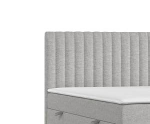 Boxspringbett Spencer mit Bettkasten Hellgrau - Breite: 140 cm